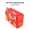 Kids Single Shoulder Camera Bag DIY Cartoon Decors Shock Absorbing
