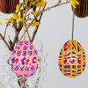 Healifty Pack of 8 Easter Scratch Eggs Colour Craft Art