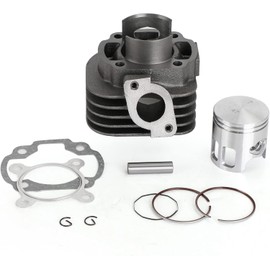 Complete 70cc Racing Cylinder Big Bore Kit with 10mm Piston Pin for Yamaha JOG Zuma 2 Stroke 50cc Scooter Minarelli 1E40QMB Engine
