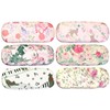 Royal Arden 73402 Glasses Case with Cross Flower, Pink Rose,