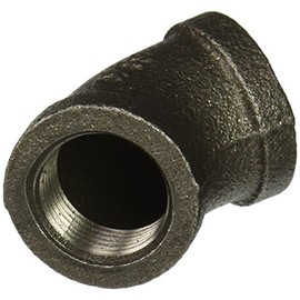 LDR Industries 310 E45-34 Elbow, 3/4-Inch, Black