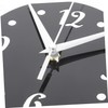 ABOOFAN Acrylic Girl Shape Wall Clock Modern Frameless Sticker Design