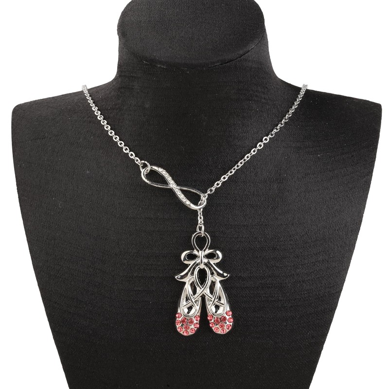Dance Ballerina Necklace Ballet Slipper Shoe Necklace Ballet Ballerina Dance