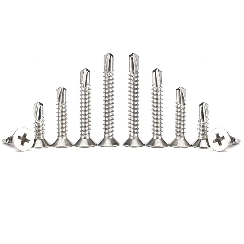 ANSIEDIO M4.8 Self Drilling Screws Countersunk Screws Phillips Screws Countersunk