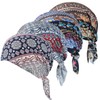 Qianmome Durag - Gorro de algodón para motociclista, diseño de