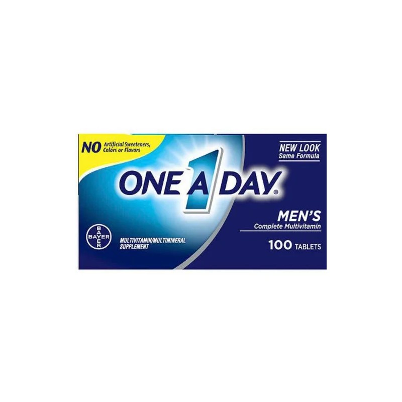 One Day Men Hombre Vitaminas 100 Tabletas Sabor