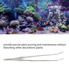 Aquarium Tweezers Stainless Steel Long Handle Fish Tank Aquatic Forceps
