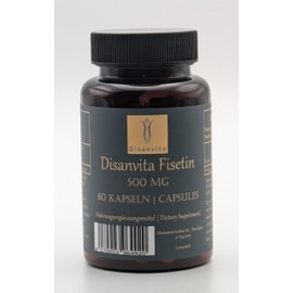 Disanvita® Fisetin Laboratory Tested Premium Quality 500 mg Capsules with 99.7% Purity