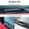 WINNERS Windshield Wiper Blades for Kia Sorento 2021 2022 2023,