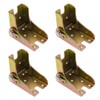 Luomorgo 4 Pcs Folding Self Bracket Locking Hinge Heavy Duty