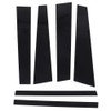 SCITOO B Pillar Posts Door Trim Piano Black Pillars fit