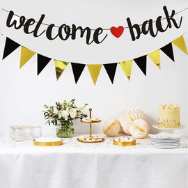 Welcome Back, Welcome Back Decoration, Welcome Back Banner, Welcome Banner for Classroom Decorations, School, Season, Family, Party Decoration