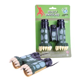 Wild Republic Binoculars, Binoculares con diseño Croc, Regalos para Niños, Prismáticos de Juguete, Geniales para Observar la Naturaleza, Kit de Aventura para Pequeños Exploradores