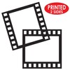 Beistle Black 5 Piece Filmstrip Photo Fun Frames, 12"