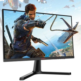 KOORUI 24 Inch Gaming Monitor -FHD 1080P Computer Monitor 165Hz 1ms, AdaptiveSync Technology Compatible, HDMI X2 /DP, VESA Compatible, Tilt Adjustable, Black 24E4
