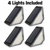 4-Pack Solar Stair Lights for Outdoor Steps – Warm White