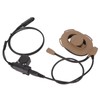 HD01 Motorcycle Unilateral Headset +U94 PTT Noise Cancellation Comfortable Military
