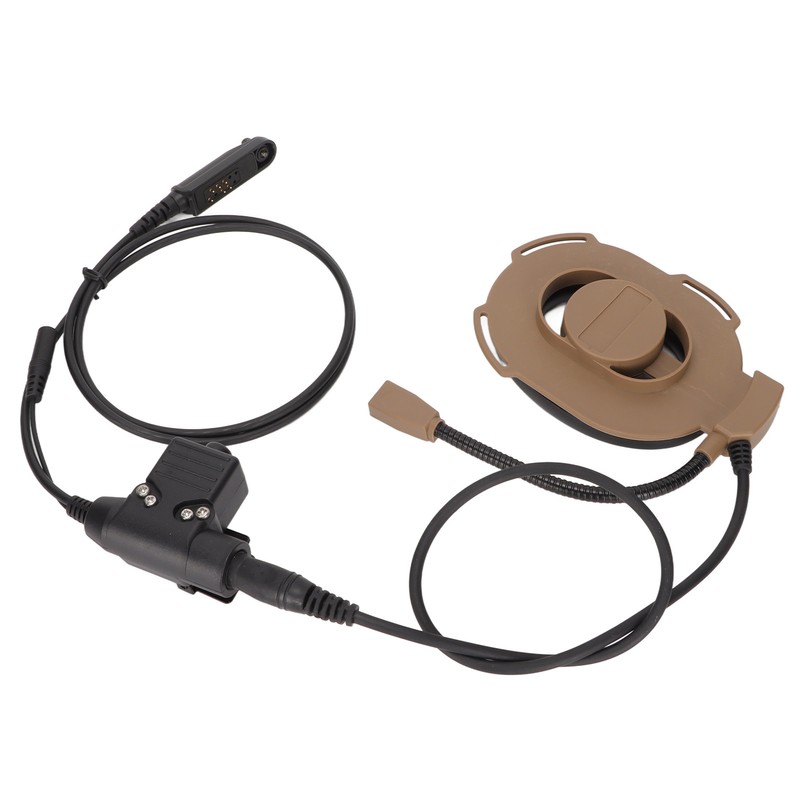 HD01 Motorcycle Unilateral Headset +U94 PTT Noise Cancellation Comfortable Military