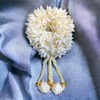 CreativeZone Scented Floral Bud With Tassel Mogra Jasmine Fragrant Hair