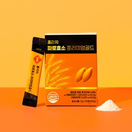 Holrich Holly Rich Faro Enzyme Premium Gold 3gx30 sachets 1 set Carbohydrate protein decomposition enzyme 3gx30 sachets 1 set / 홀리치 파로효소 프리미엄골드 3gx30포 1세트 탄수화물 단백질 분해 효소 3gx30포 1세트