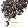 Aouuhe 500 Pcs Micro Link Rings Beads for Hair Extensions