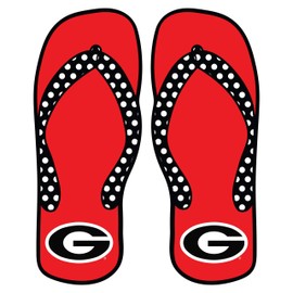 Craftique Georgia Bulldogs Decal (GA FLIP Flop Decal (4", 6"), 4 in)