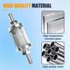 2PCS 5/16" Car Fuel Filter (Silver)