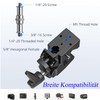 Bohaner Super Clamp Super Clamp Set Camera Tripod Holder Head
