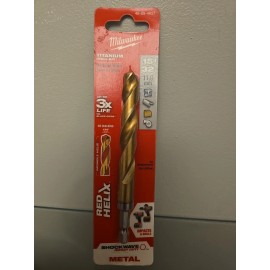Milwaukee 48-89-4627 15/32-inch Titanium SHOCKWAVE Drill Bit