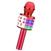 ShinePick Karaoke Microphone, Wireless Bluetooth Microphone Children, Portable 4-in-1 Sing