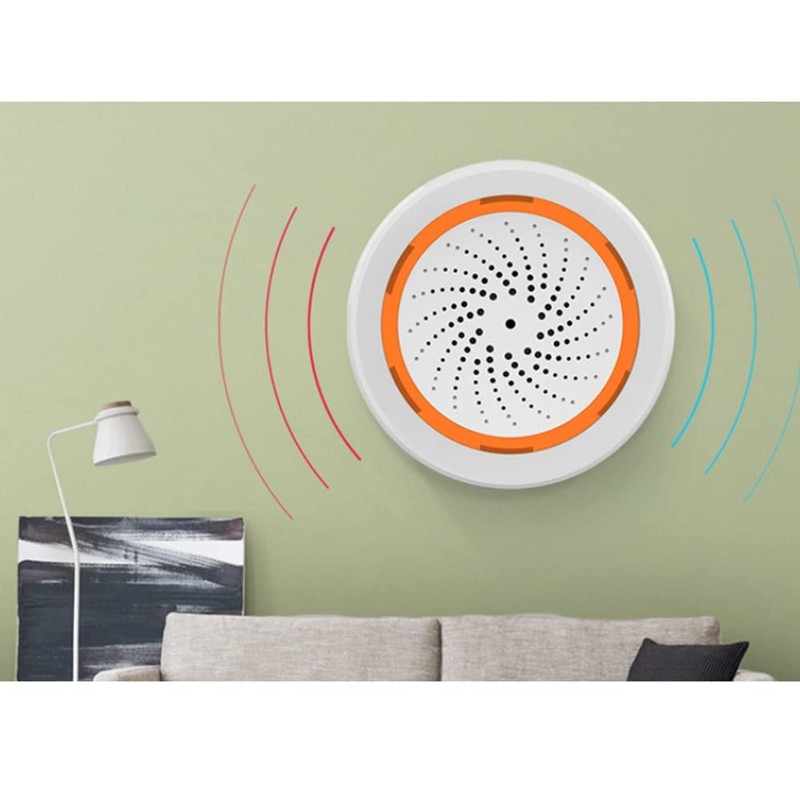 Pvczool ZigBee NEO 90DB Tuya Smart Life Built-in Siren Alarm