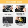 ZUJIACUN Car trunk organizer bag with lid, rear suspension organizer