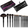 SHANY Studio Quality Natural Cosmetic Brush Set with Leather Pouch,