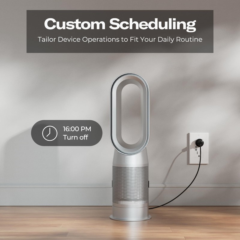 THIRDREALITY Smart Wall Outlet, Dual Independent Control for 2 Sockets,