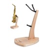 Musbeat Saxophone Stand, Saxophone Stand for Alto and Tenor, Walnut