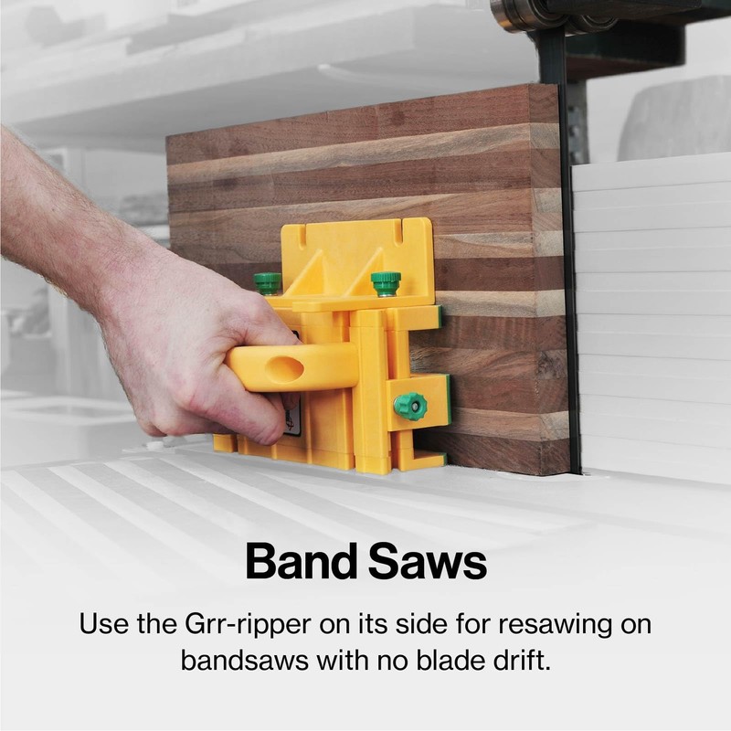 MICROJIG GRR-RIPPER GR-100 3D Table Saw Pushblock, Yellow