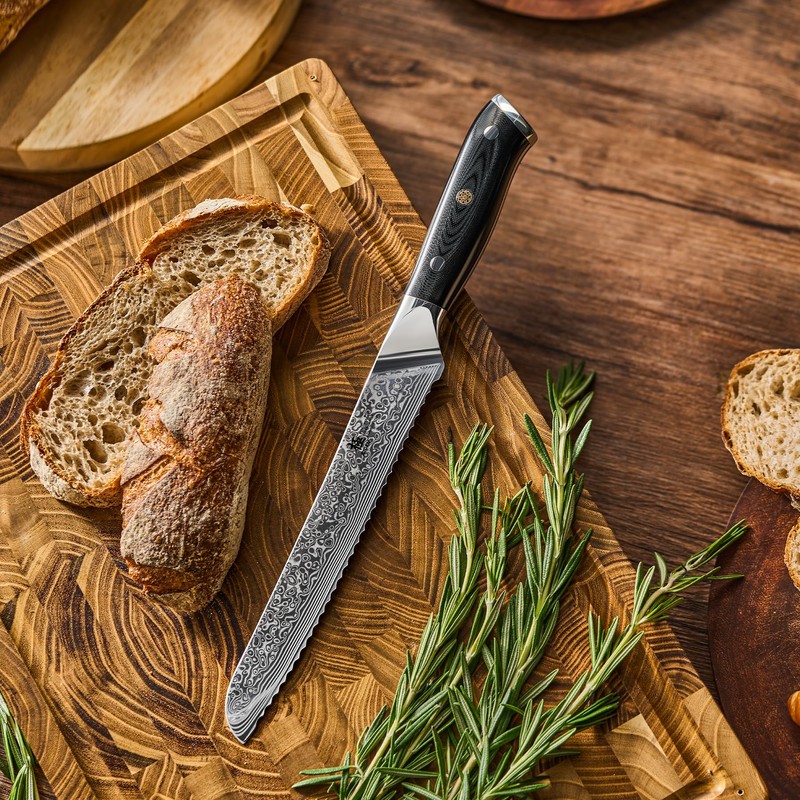 KYOKU Serrated Bread Knife - 8" - Shogun Series -