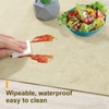 Rinpon Waterproof Wipe-Clean Table Runner, Thick Farmhouse Table Runner, Chest