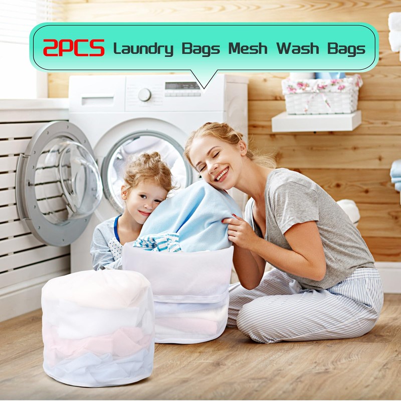 AiQInu Pack of 2 Washing Machine Net 40 x 30