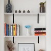 16 Pack L11 x H 8" Black Heavy Duty Shelf