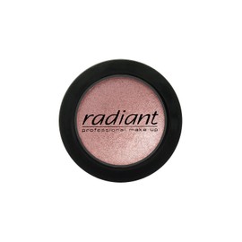 Radiant Professional Diamond Effect Shadow Pressed Powder Metallic Eyeshadow - Natural Shimmer Pigments - Lightweight Makeup Compared to Cream Eyeshadow - Works Well with Eye Crayon/Pencil - 01 Pink