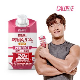 Calobai Perfect Power Shake 20g Strawberry Flavor, 24 Packs / 퍼펙트 파워쉐이크 20g 딸기맛 24개입