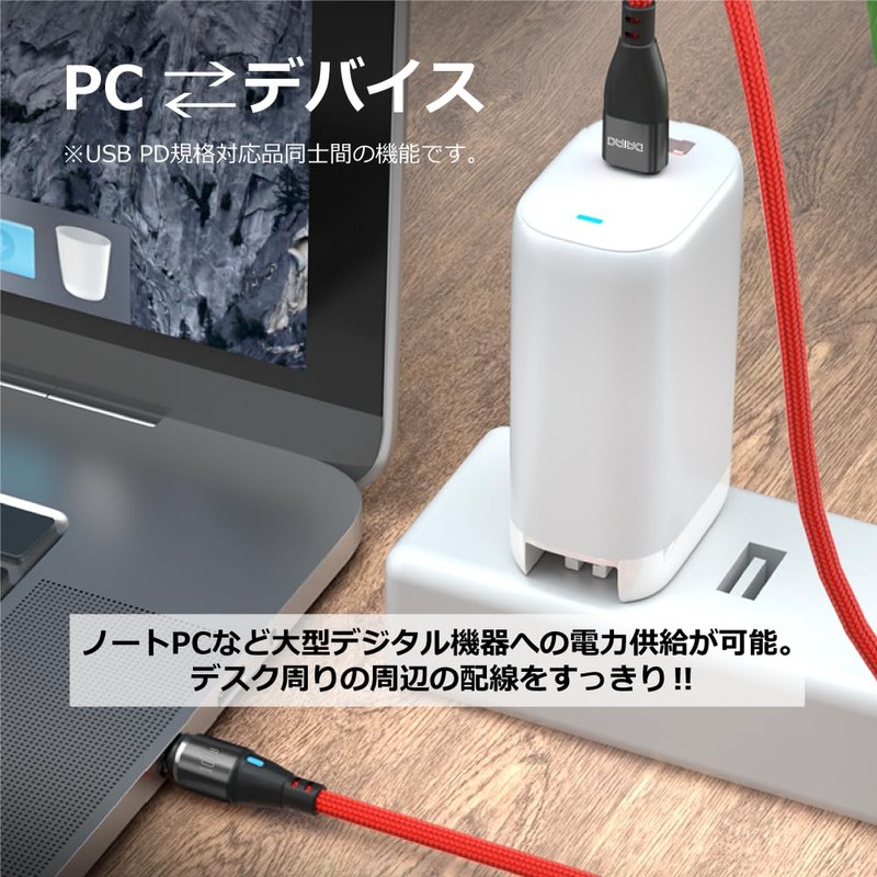 DAIAD Magnetic Charger Adapter Only 9 Pin PD 100W USB