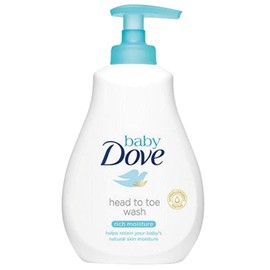 Dove Baby Rich Moisture Head to Toe Body Wash Pump - 6.76 Fl Oz / 200 mL x 3 Pack