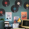 LIFKOME 8pcs Blank Vinyl Records Retro Record Wall Stickers Retro