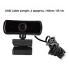 1080P Webcam, USB Webcam with Microphone USB Computer Web Camera,