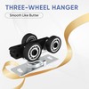 JUBEST 7FT Commercial Grade Pocket Door Hardware and Track Set,
