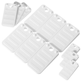 Toilet Leveling Shims 12 Pcs Plastic Shims Multi Purpose Plastic Wedges for Uneven Floors Toilet Shim Table Doors