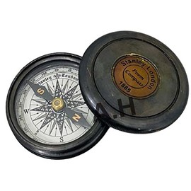 Antique Brass Poem Compass Nautical Vintage Poem Compass