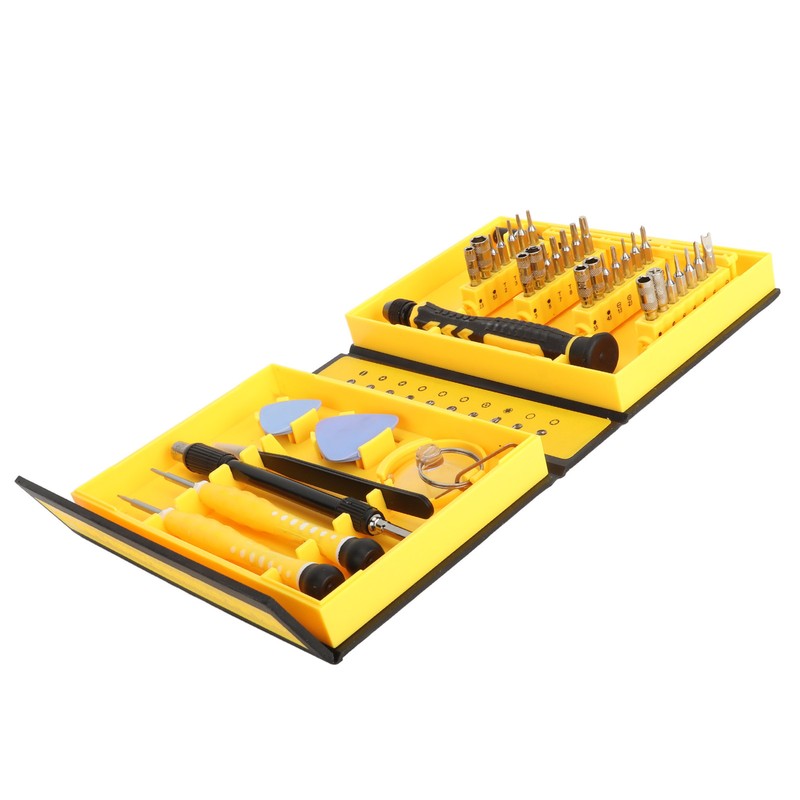 38 in 1 White Bit Screwdriver Socket Set High Hardness